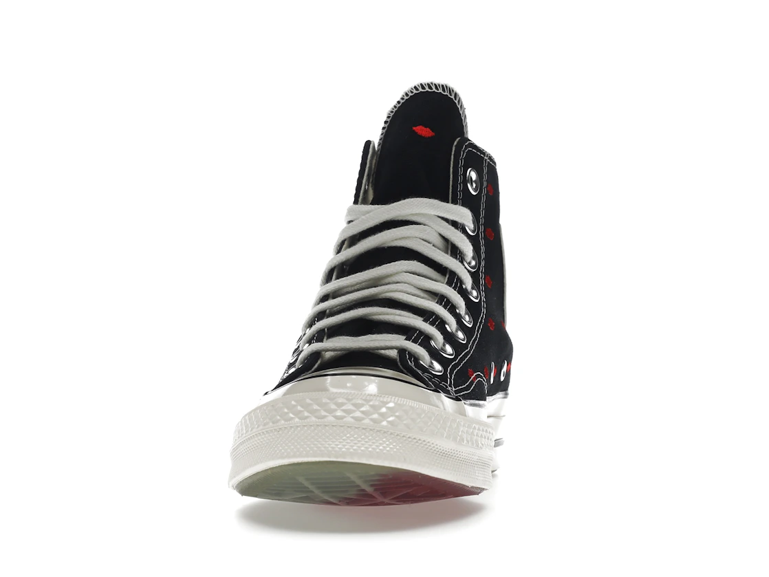 Converse Chuck Taylor All Star 70 Hi Embroidered Lips Black