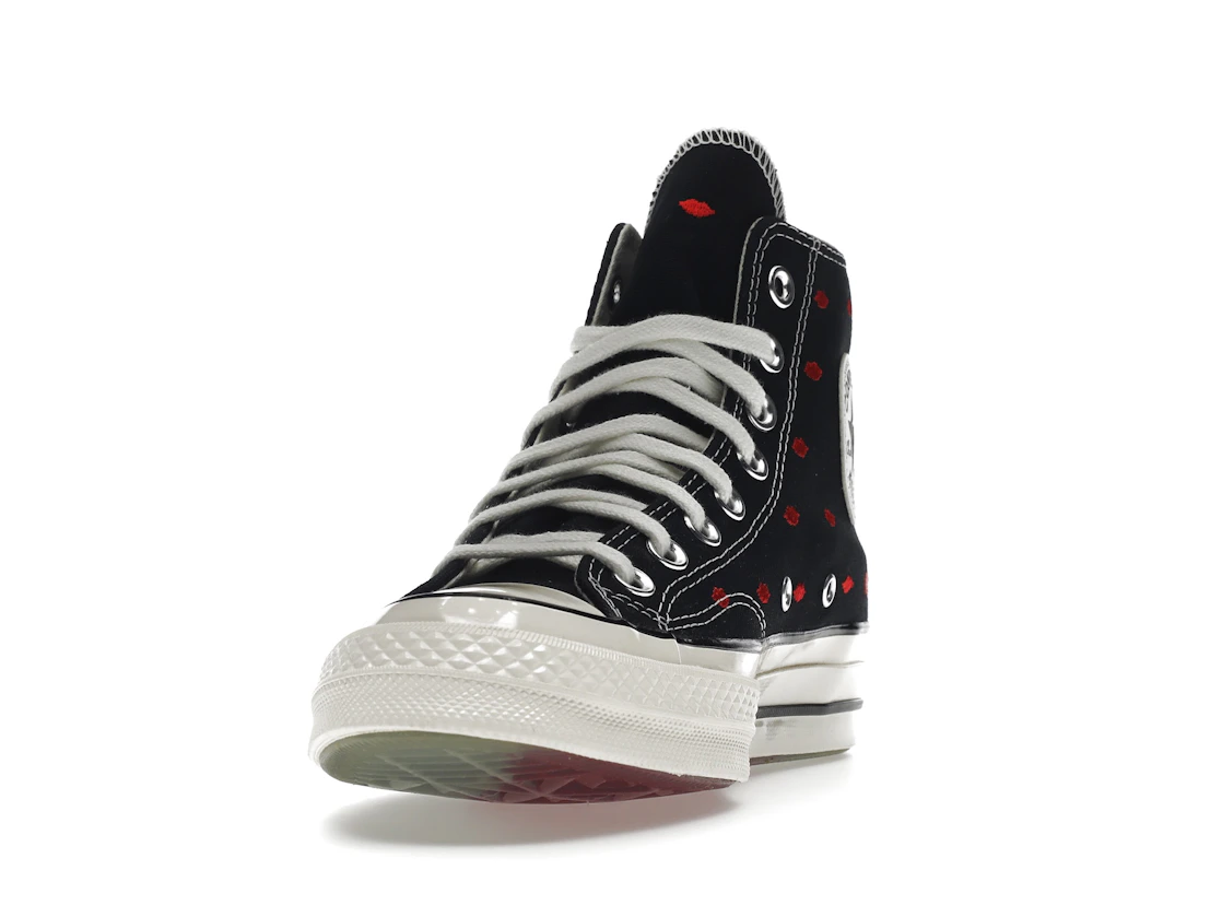 Converse Chuck Taylor All Star 70 Hi Embroidered Lips Black