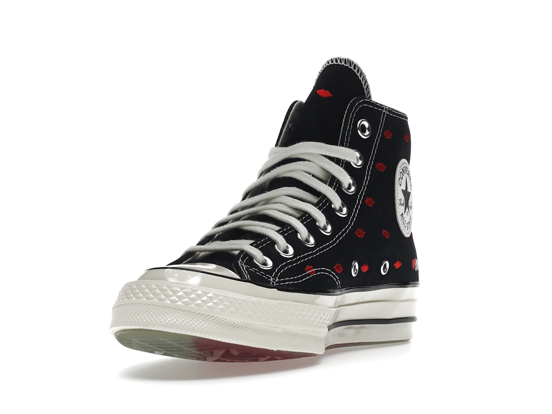 Converse Chuck Taylor All Star 70 Hi Embroidered Lips Black