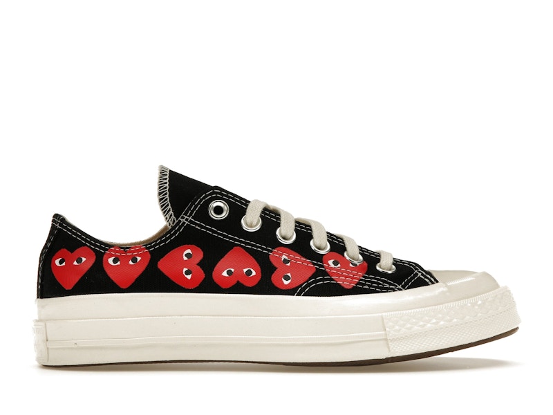 Cdg x converse low black shop
