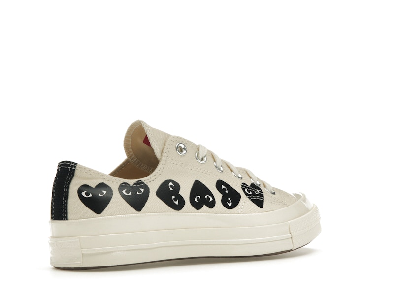 Converse Chuck Taylor All Star 70 Ox Comme des Garcons PLAY Multi-Heart Milk