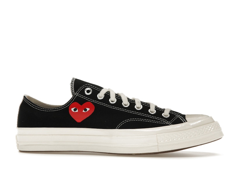 Converse Chuck Taylor All Star 70 Ox Comme des Garcons PLAY Single Heart Black