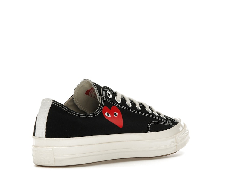 Converse Chuck Taylor All Star 70 Ox Comme des Garcons PLAY Single Heart Black