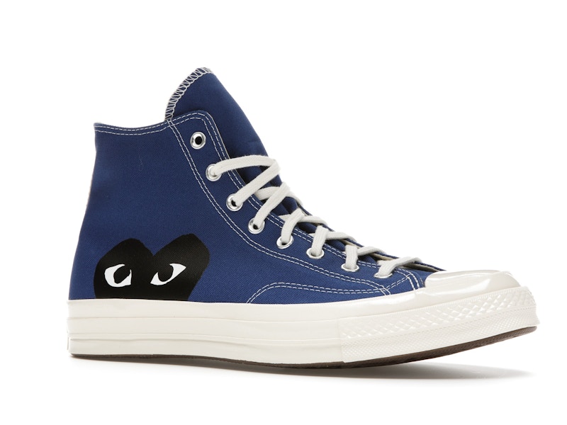 Converse Chuck Taylor All Star 70 Hi Comme des Garcons PLAY Blue Quartz