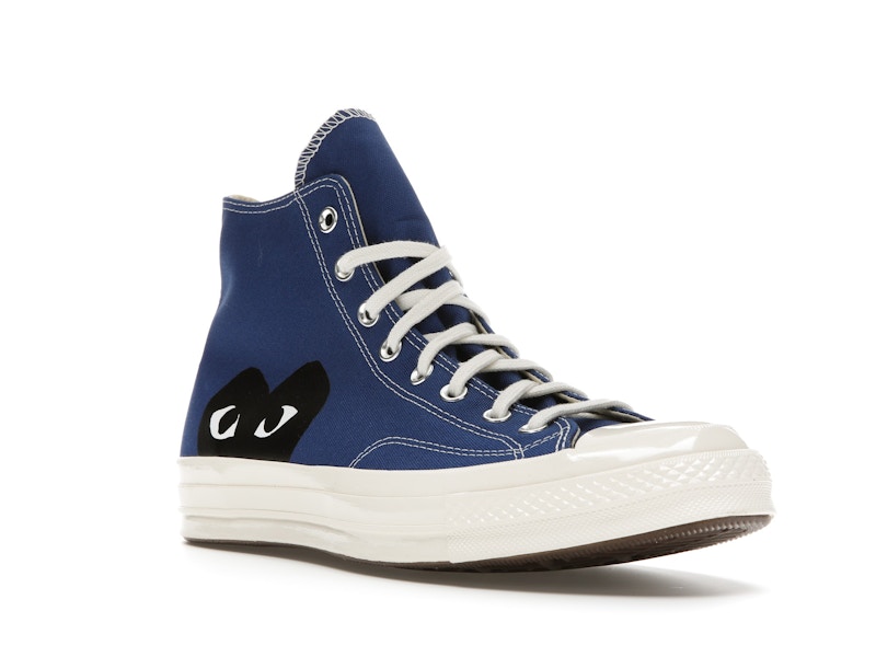 Converse Chuck Taylor All Star 70 Hi Comme des Garcons PLAY Blue Quartz