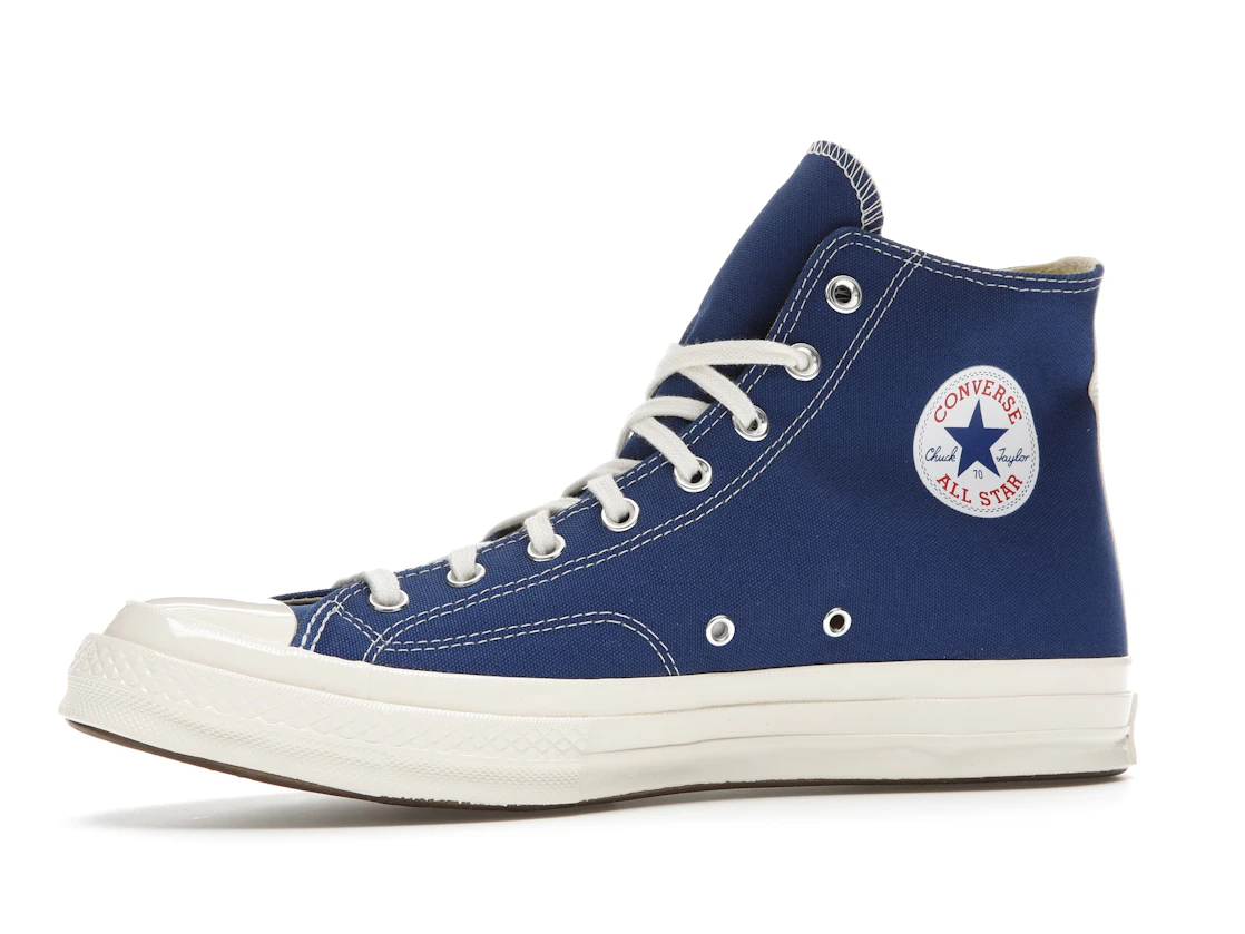 Converse Chuck Taylor All Star 70 Hi Comme des Garcons PLAY Blue Quartz