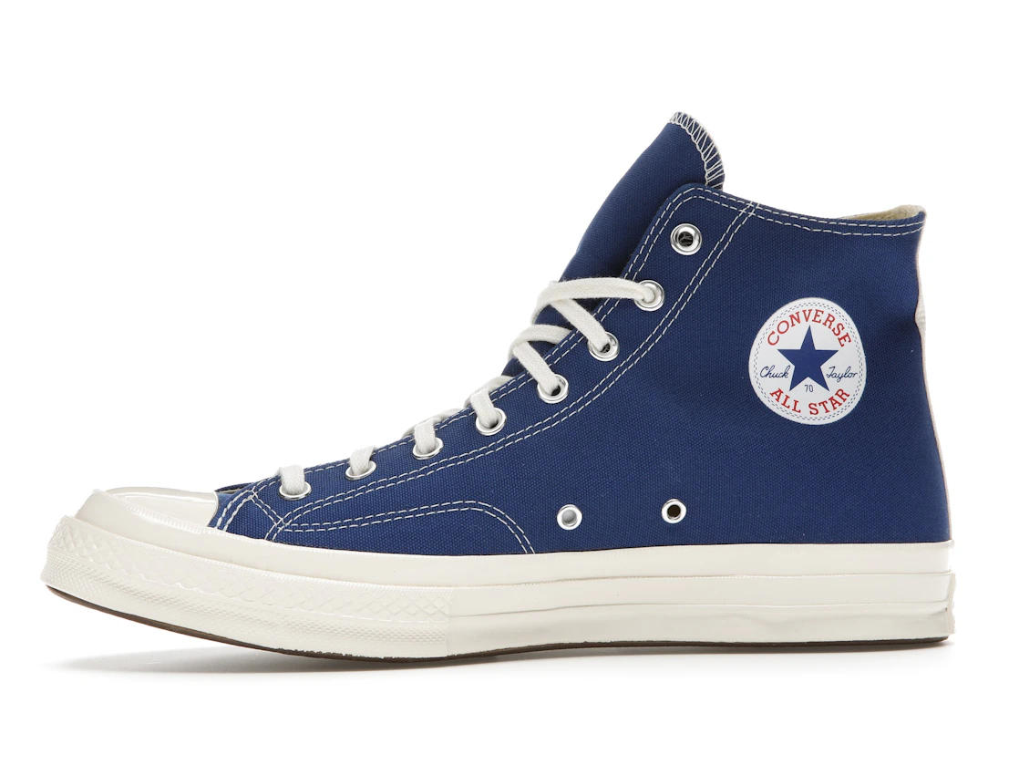 Converse Chuck Taylor All Star 70 Hi Comme des Garcons PLAY Blue Quartz