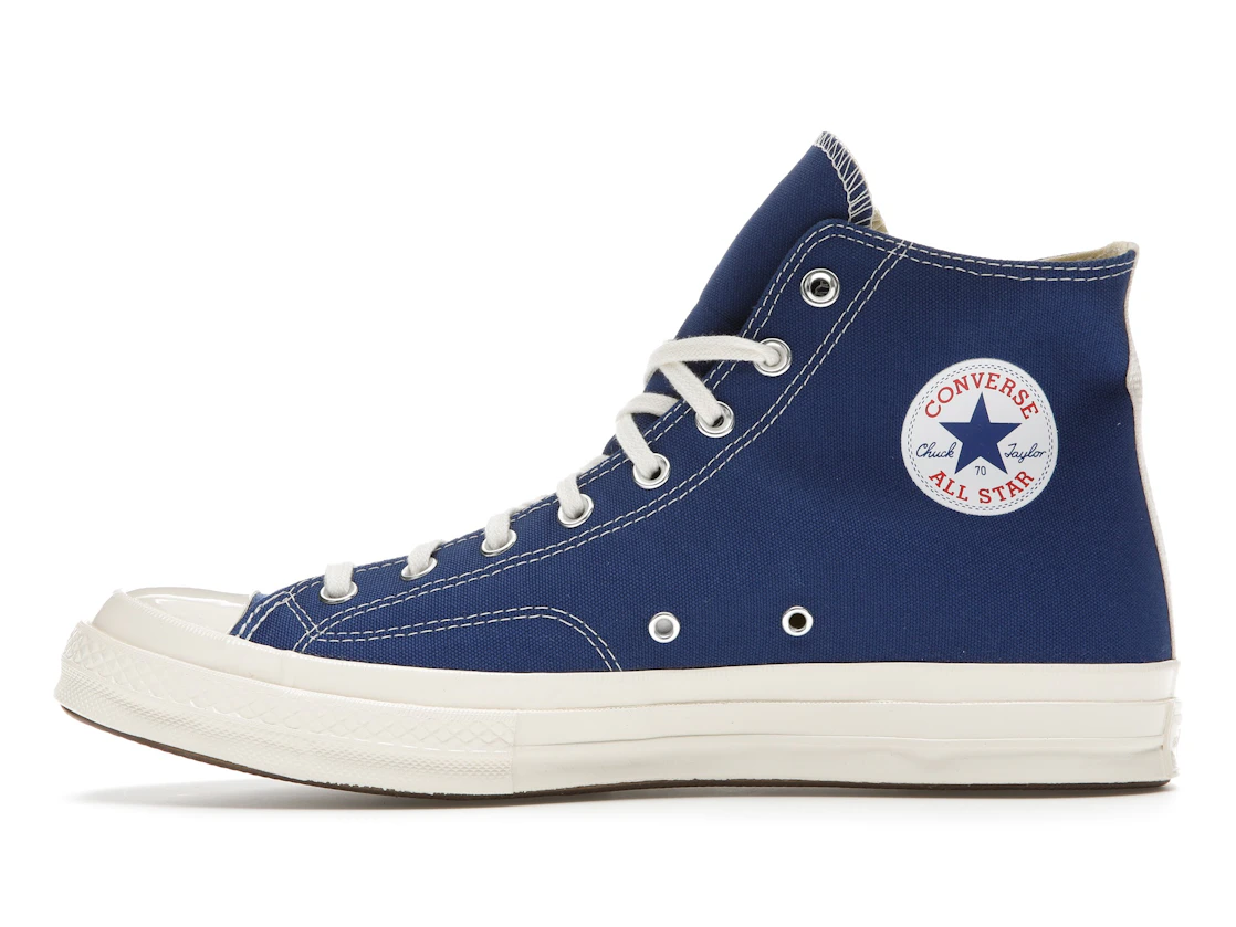 Converse Chuck Taylor All Star 70 Hi Comme des Garcons PLAY Blue Quartz