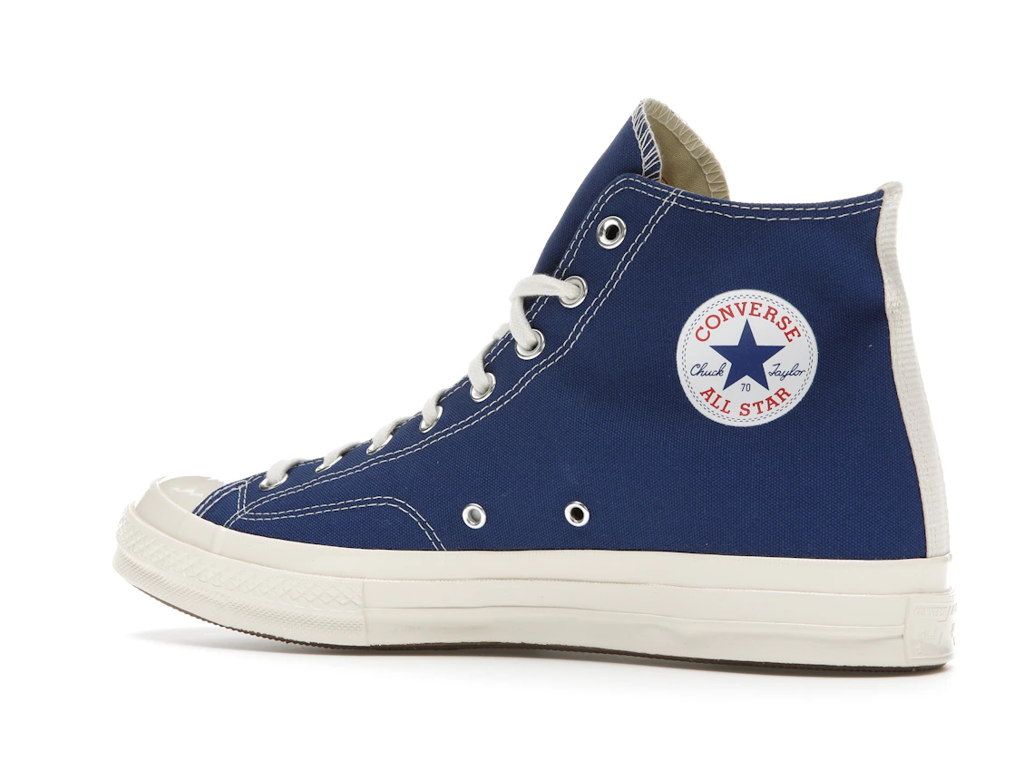 Converse Chuck Taylor All Star 70 Hi Comme des Garcons PLAY Blue Quartz