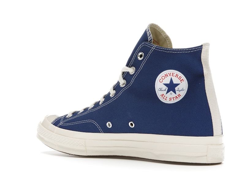 Converse Chuck Taylor All Star 70 Hi Comme des Garcons PLAY Blue Quartz