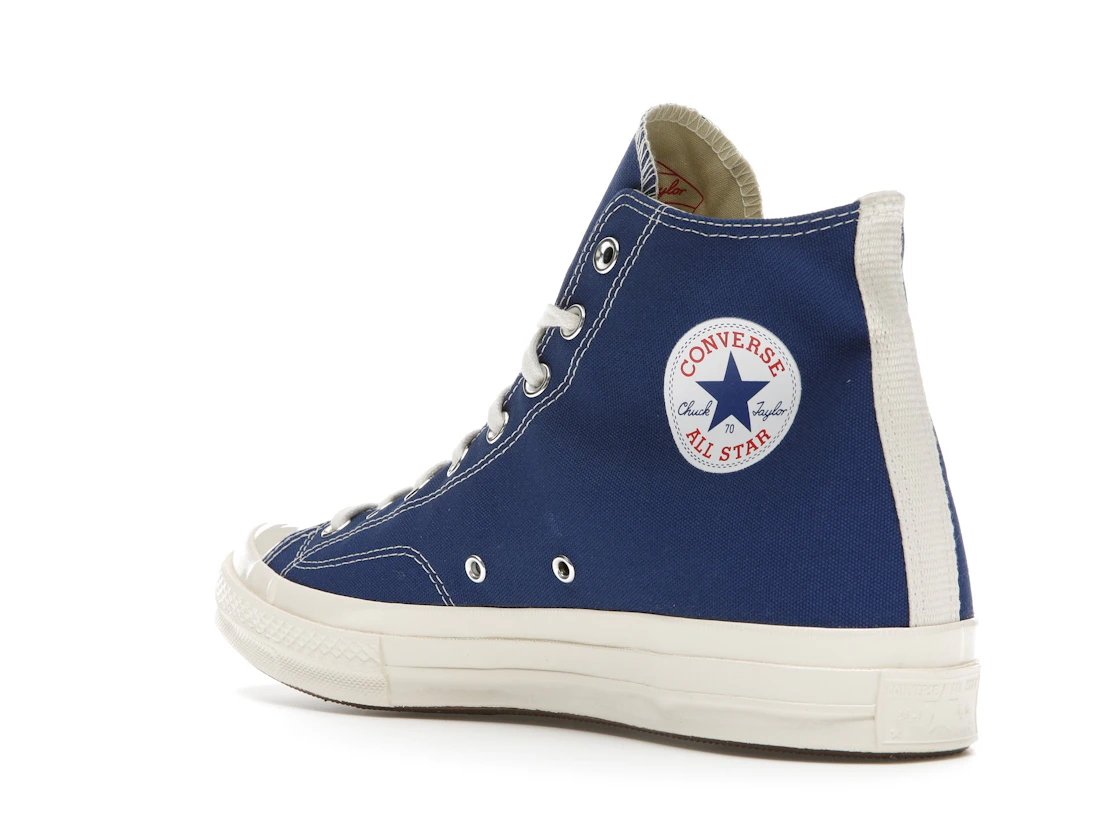 Converse Chuck Taylor All Star 70 Hi Comme des Garcons PLAY Blue Quartz