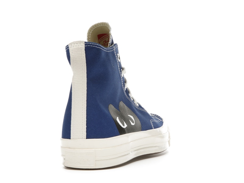 Converse Chuck Taylor All Star 70 Hi Comme des Garcons PLAY Blue Quartz
