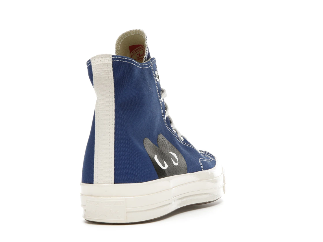 Converse Chuck Taylor All Star 70 Hi Comme des Garcons PLAY Blue Quartz