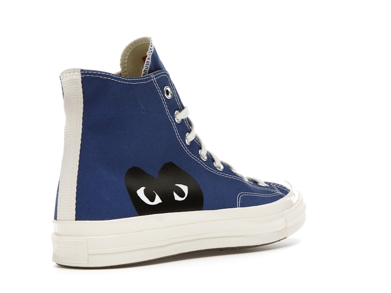 Converse Chuck Taylor All Star 70 Hi Comme des Garcons PLAY Blue Quartz