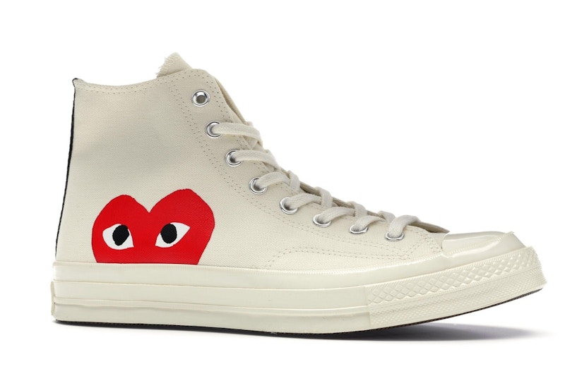 Converse Chuck Taylor All Star 70 Hi Comme des Garcons PLAY White