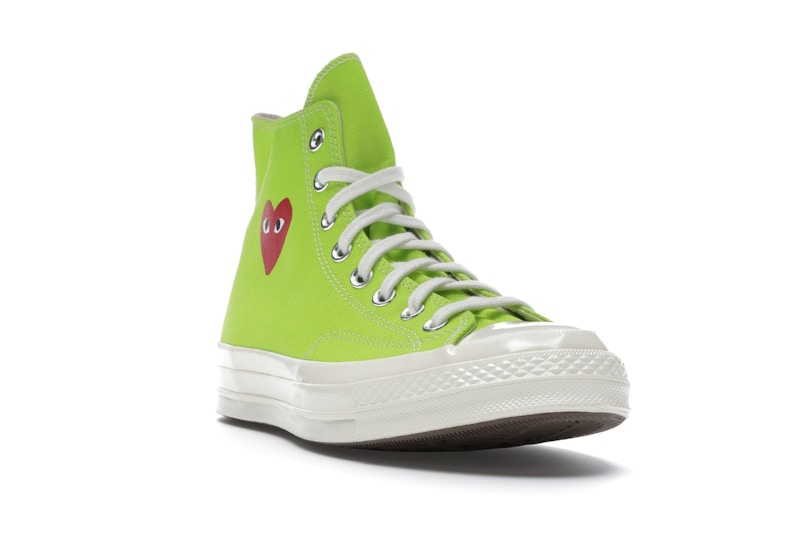 Converse Chuck Taylor All Star 70 Hi Comme des Garcons PLAY Bright Green