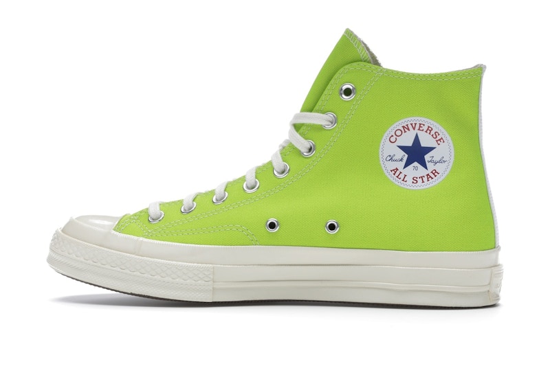 Converse Chuck Taylor All Star 70 Hi Comme des Garcons PLAY Bright Green