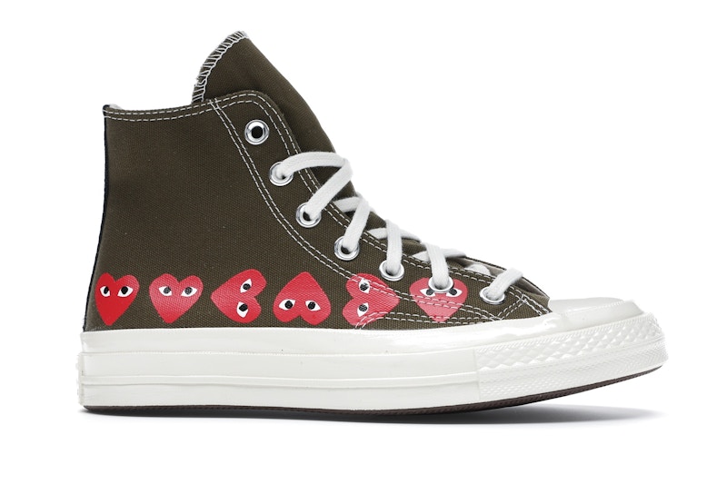 high top converse with heart