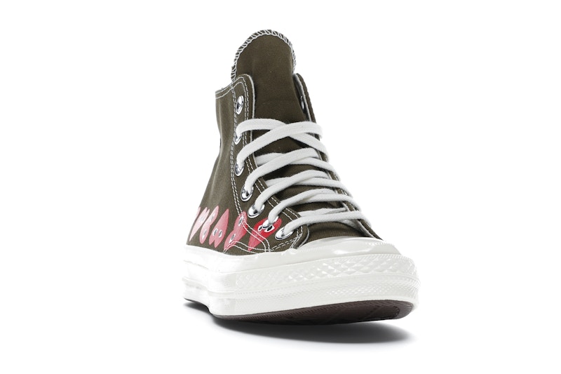 high top converse with heart