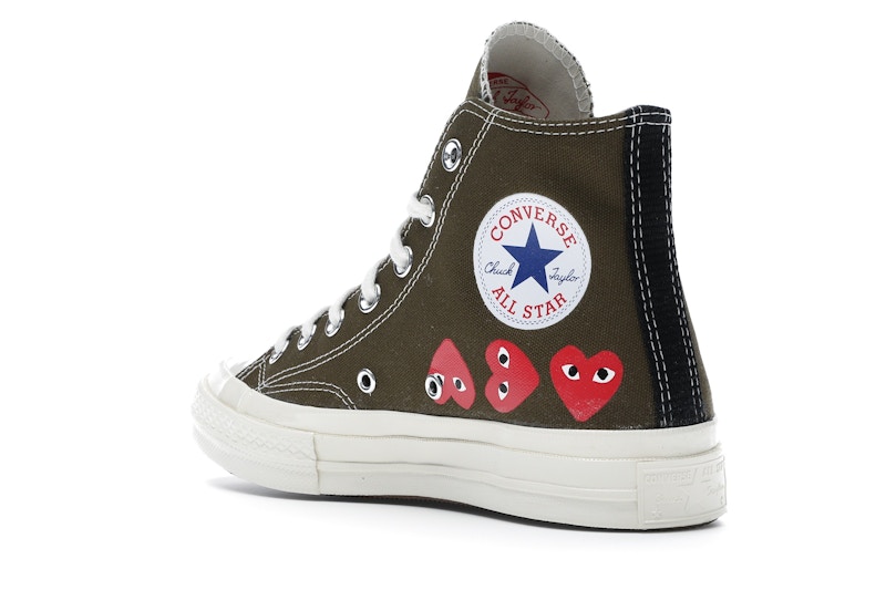 high top converse with heart