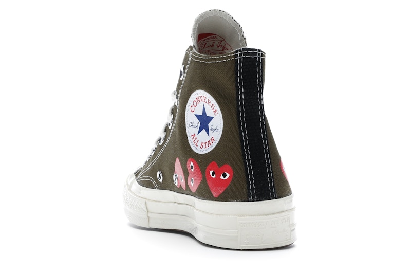 high top converse with heart