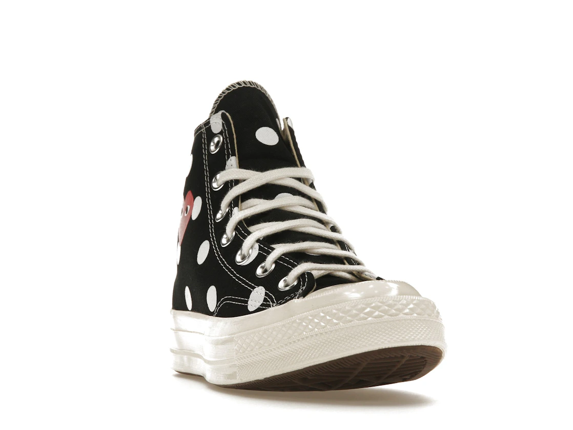 Converse Chuck Taylor All Star 70 Hi Comme des Garcons PLAY Polka Dot Black