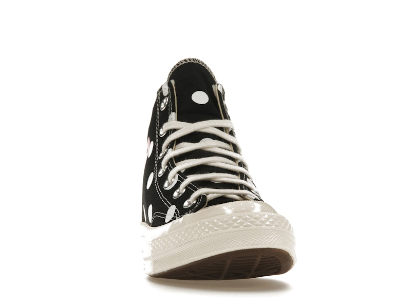 Converse Chuck Taylor All Star 70 Hi Comme des Garcons PLAY  Polka Dot Black