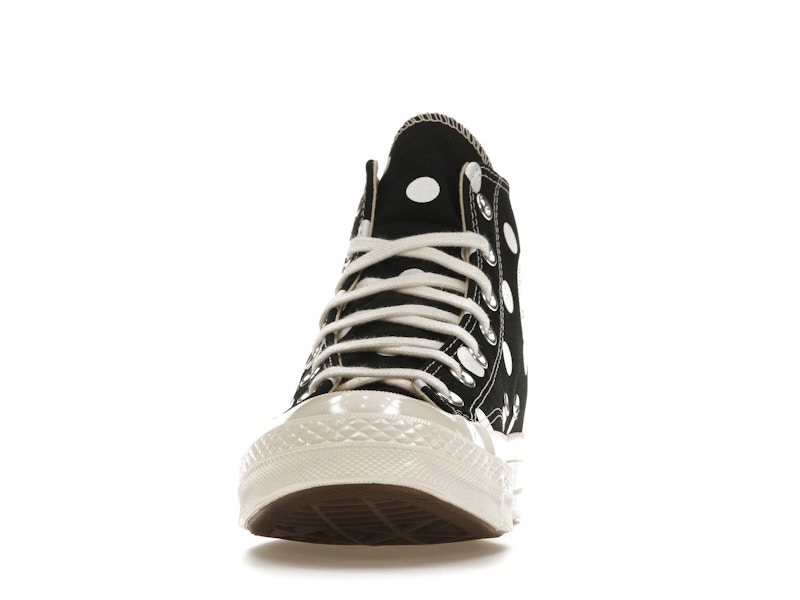 Converse Chuck Taylor All Star 70 Hi Comme des Garcons PLAY  Polka Dot Black