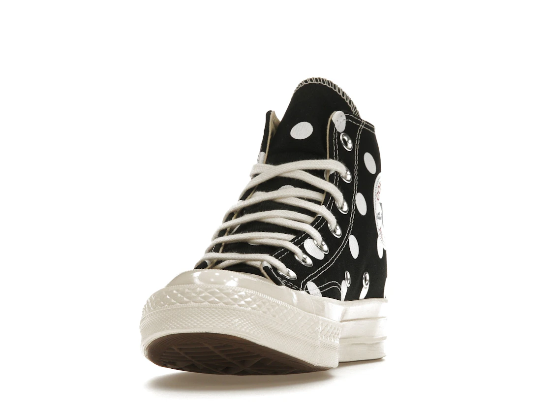 Converse Chuck Taylor All Star 70 Hi Comme des Garcons PLAY Polka Dot Black
