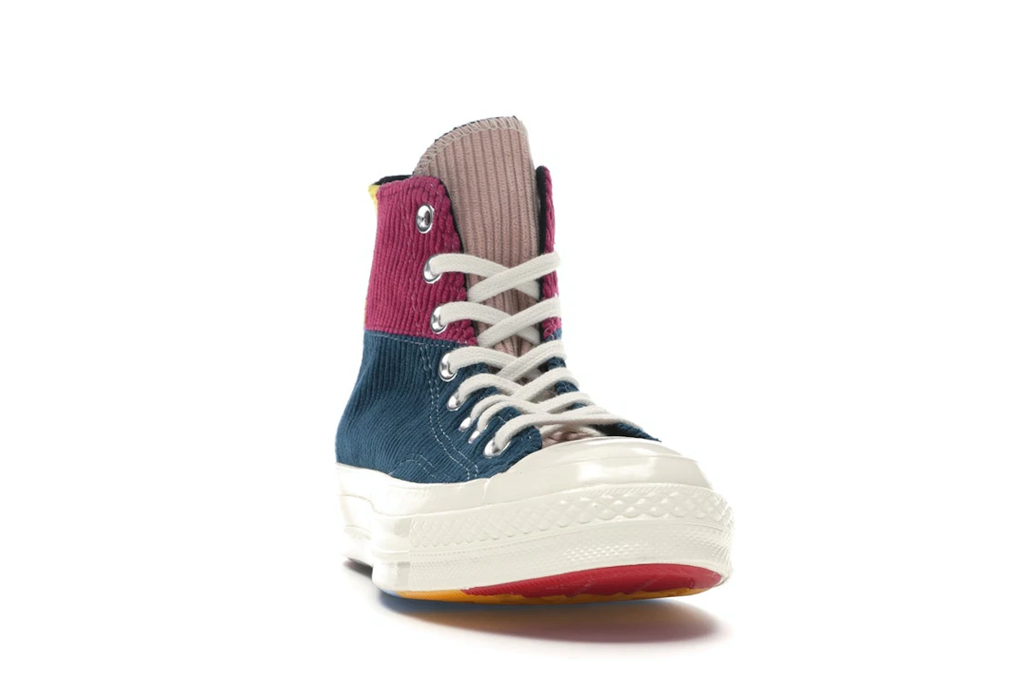 Converse Chuck Taylor All Star 70 Hi Corduroy Patchwork Gold Navy