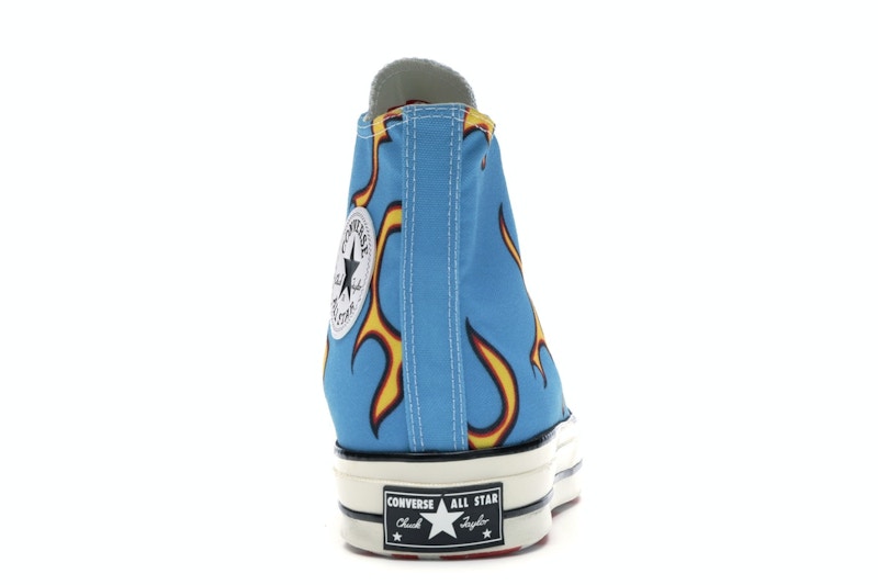 Converse bleu flamme Clearance