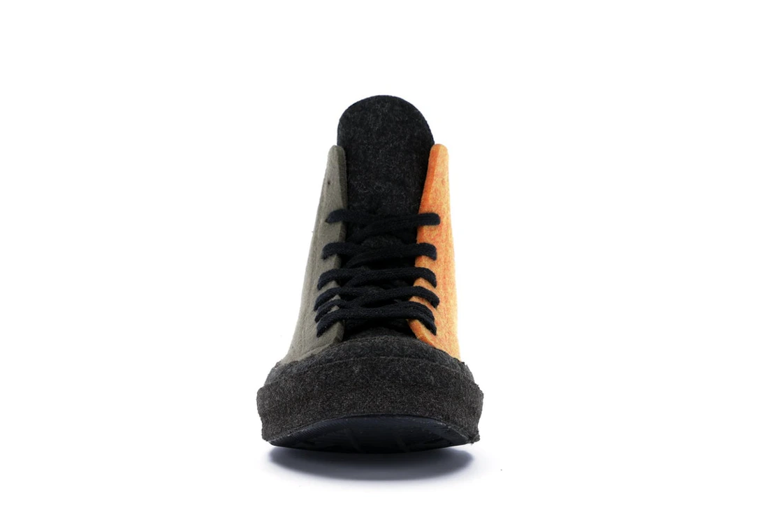 Converse Chuck Taylor All Star 70 Hi JW Anderson Felt Stone Grey Flame Orange