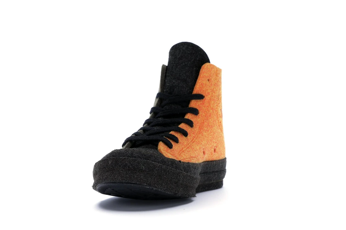 Converse Chuck Taylor All Star 70 Hi JW Anderson Felt Stone Grey Flame Orange