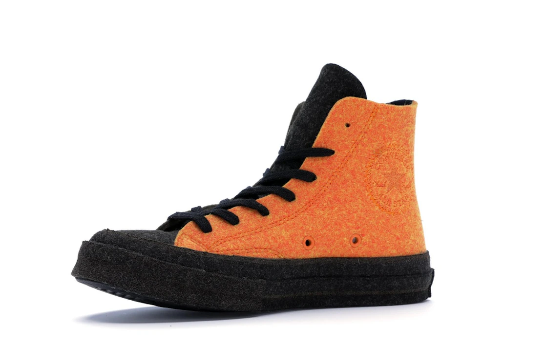 Converse Chuck Taylor All Star 70 Hi JW Anderson Felt Stone Grey Flame Orange