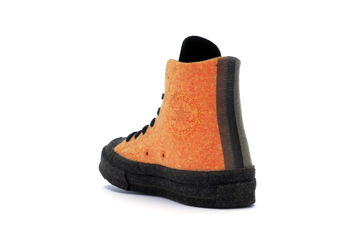 Converse Chuck Taylor All Star 70 Hi JW Anderson Felt Stone Grey Flame Orange