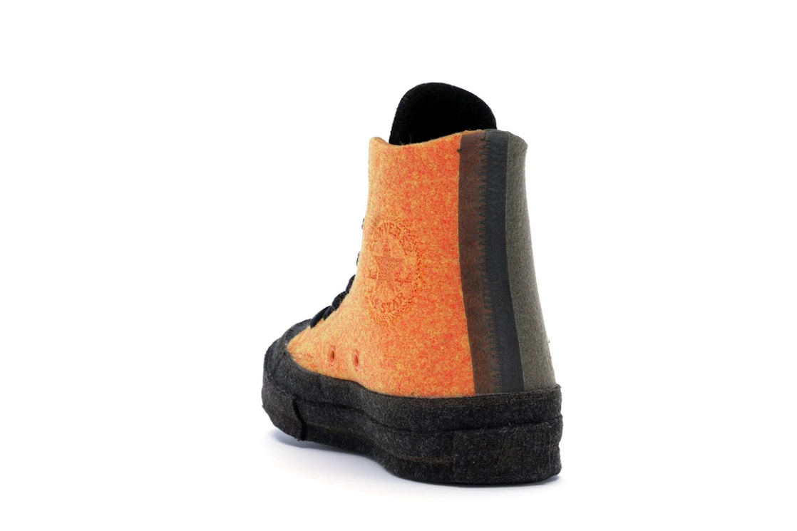 Converse Chuck Taylor All Star 70 Hi JW Anderson Felt Stone Grey Flame Orange