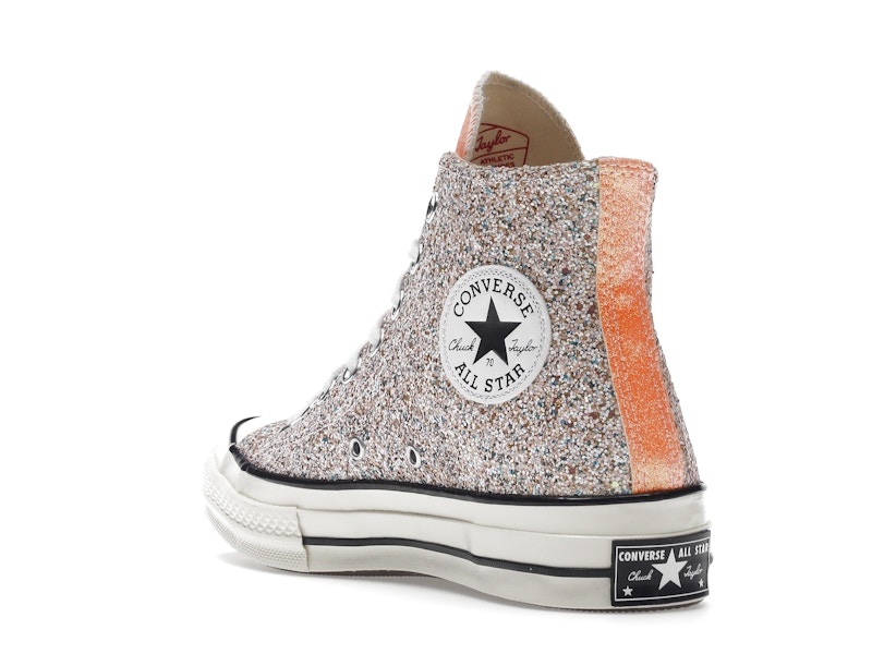 Converse Chuck Taylor All Star 70 Hi JW Anderson Glitter Pink Orange