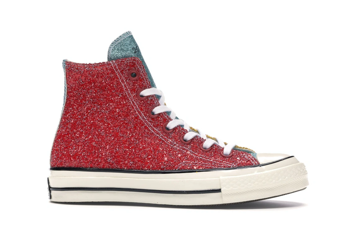Converse Chuck Taylor All Star 70 Hi JW Anderson Glitter Yellow Red