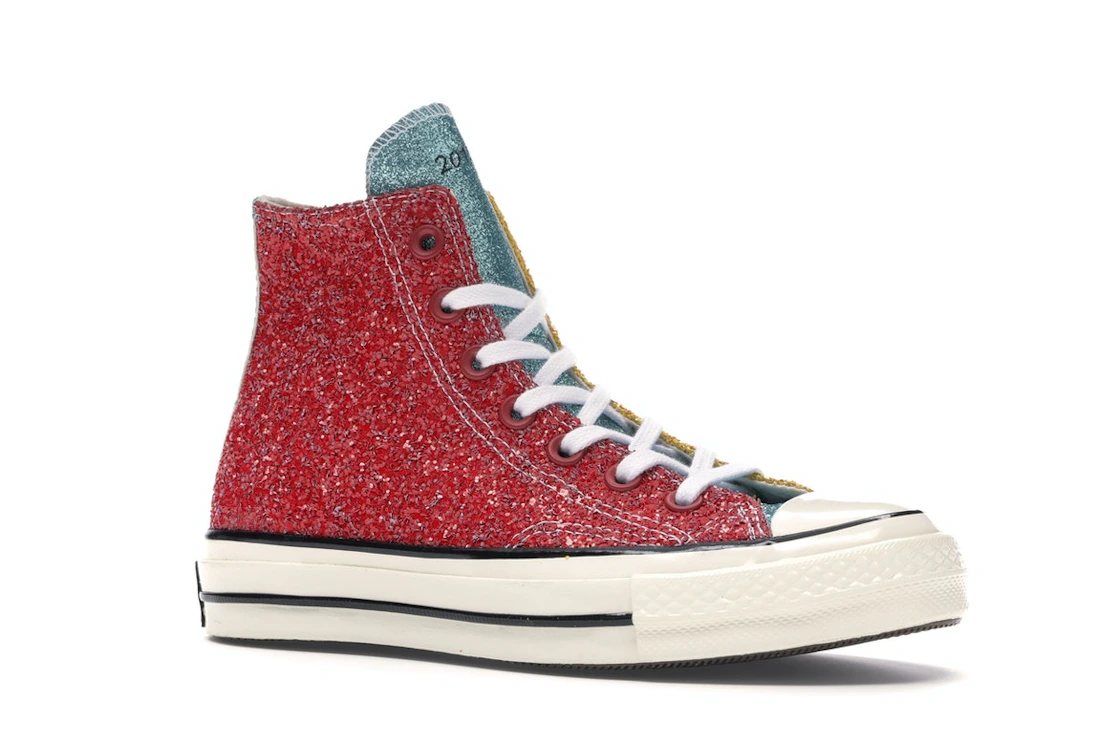 Converse Chuck Taylor All Star 70 Hi JW Anderson Glitter Yellow Red