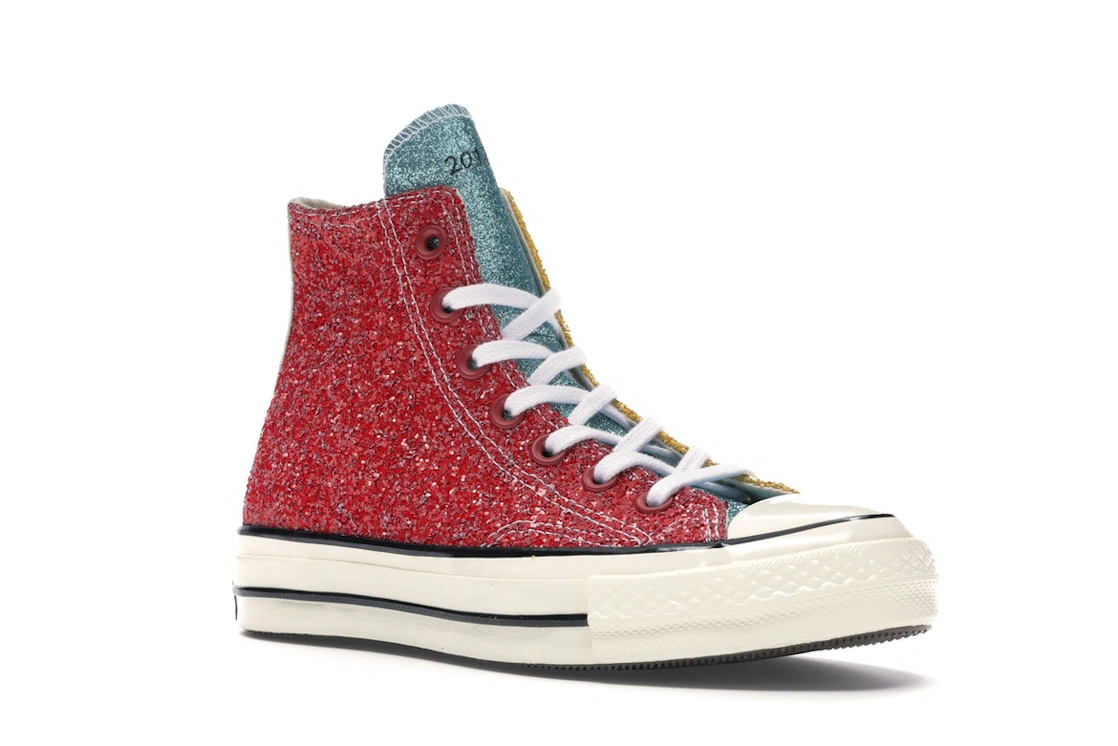 Converse Chuck Taylor All Star 70 Hi JW Anderson Glitter Yellow Red