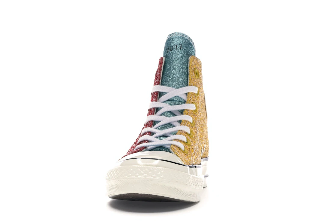 Converse Chuck Taylor All Star 70 Hi JW Anderson Glitter Yellow Red