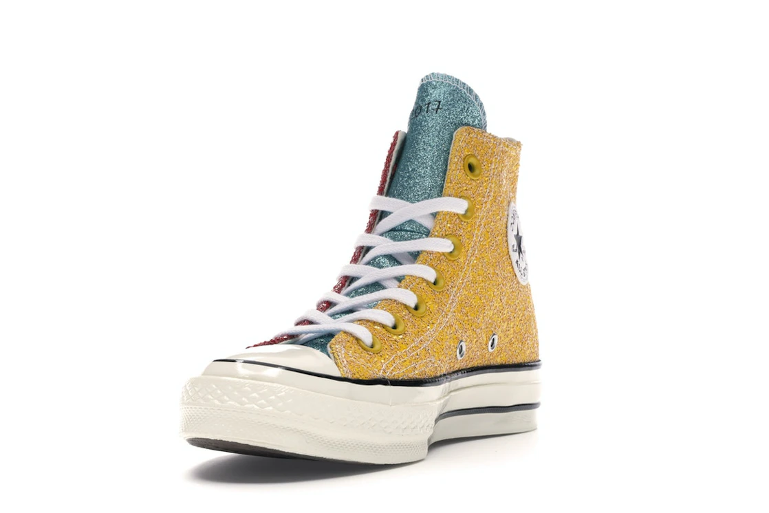 Converse Chuck Taylor All Star 70 Hi JW Anderson Glitter Yellow Red