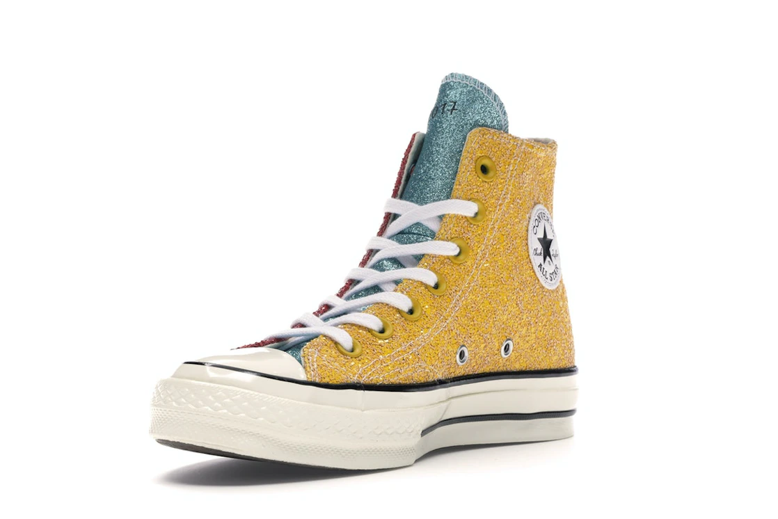 Converse Chuck Taylor All Star 70 Hi JW Anderson Glitter Yellow Red