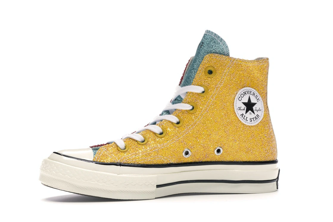 Converse Chuck Taylor All Star 70 Hi JW Anderson Glitter Yellow Red