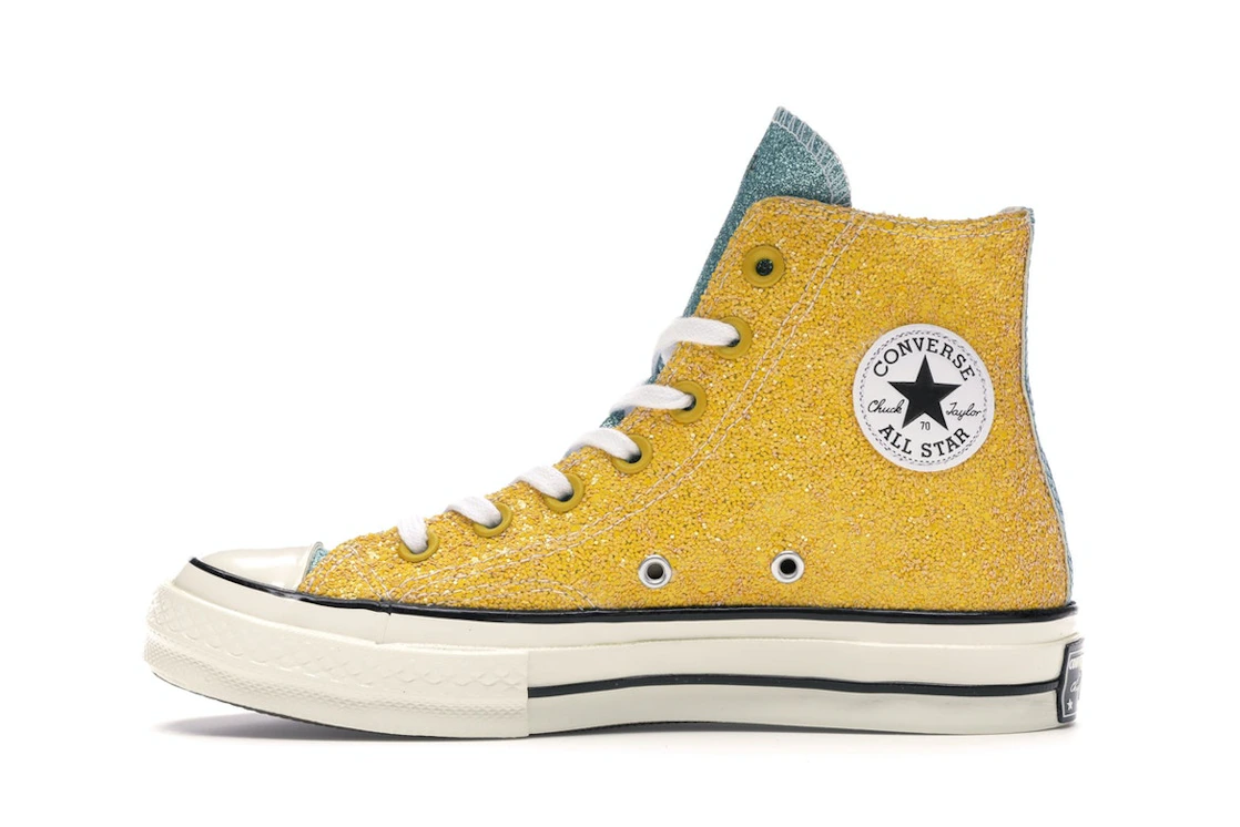 Converse Chuck Taylor All Star 70 Hi JW Anderson Glitter Yellow Red
