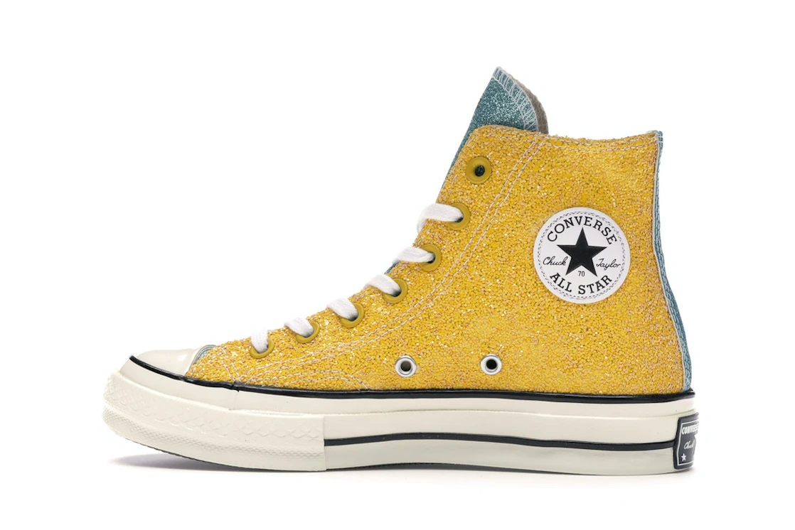 Converse Chuck Taylor All Star 70 Hi JW Anderson Glitter Yellow Red