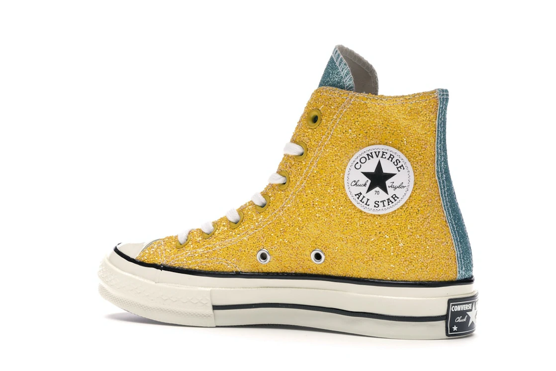 Converse Chuck Taylor All Star 70 Hi JW Anderson Glitter Yellow Red