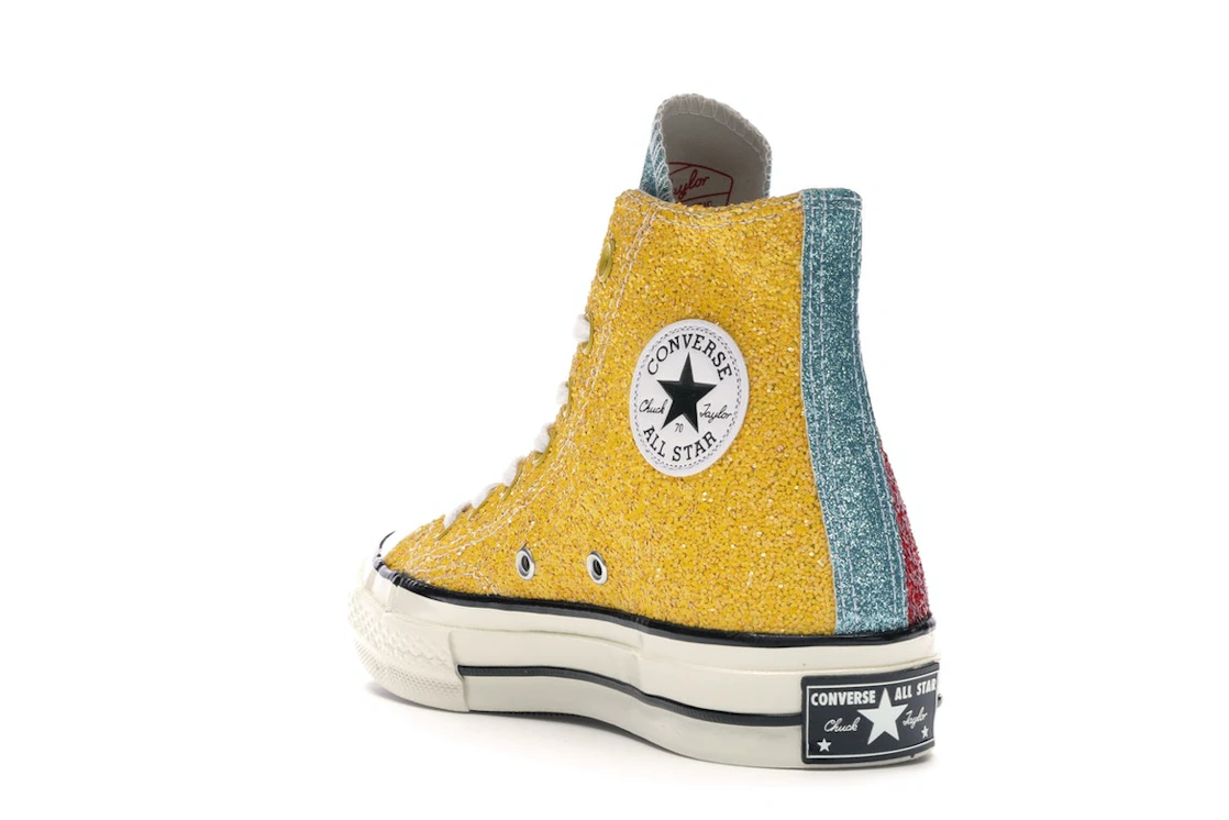 Converse Chuck Taylor All Star 70 Hi JW Anderson Glitter Yellow Red