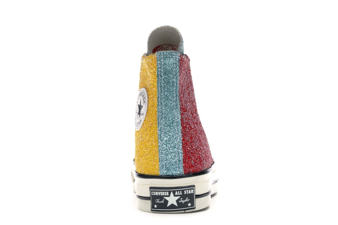 Converse Chuck Taylor All Star 70 Hi JW Anderson Glitter Yellow Red