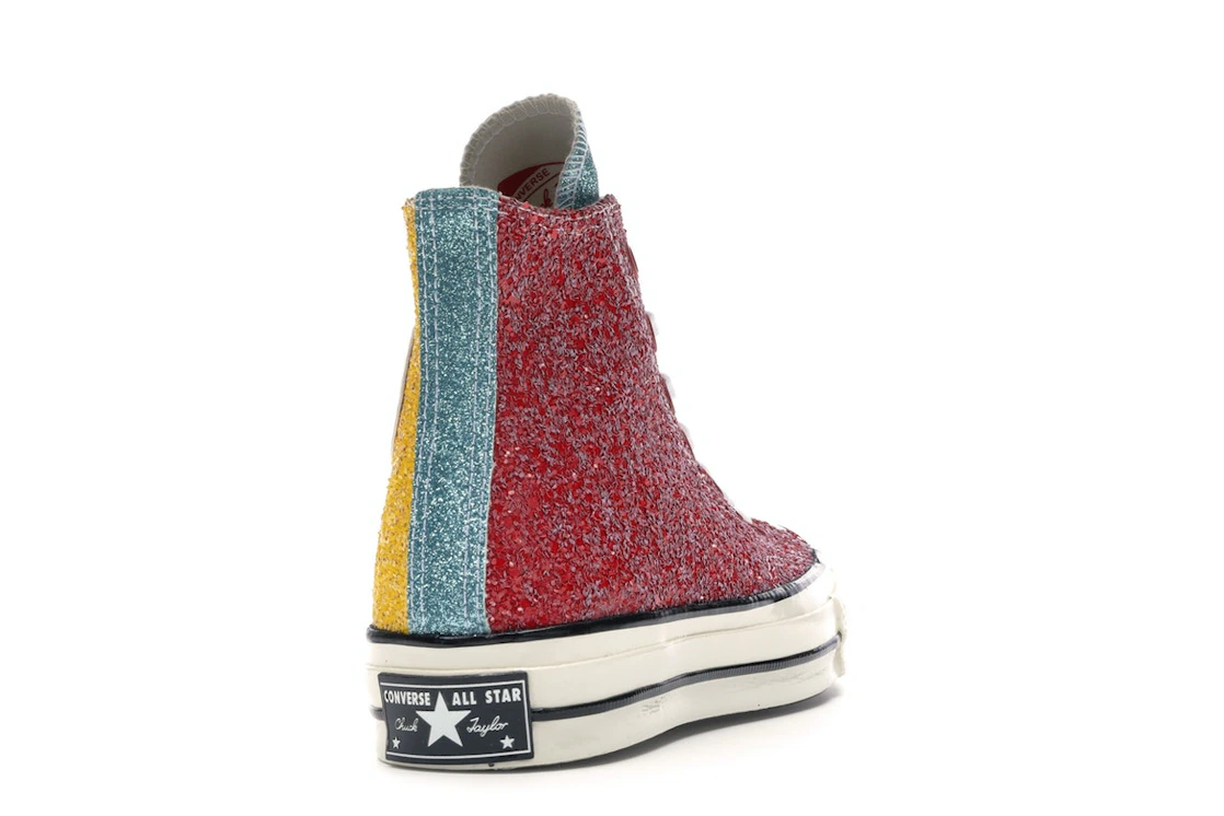 Converse Chuck Taylor All Star 70 Hi JW Anderson Glitter Yellow Red